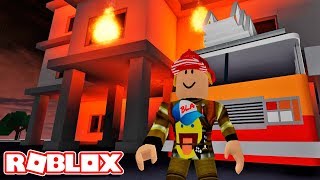 ПОЖАРНИКИ в РОБЛОКС Спасают Жителей Дома ? РОБЛОКС Пожарник ? Roblox Firefighters