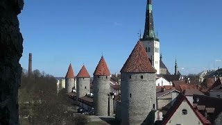 Крепостные стены Таллина.