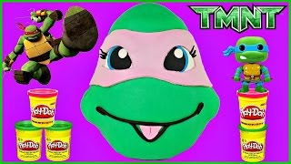 GIANT TMNT PLAY DOH SURPRISE EGG Pink Turtle