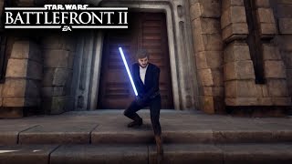 Star Wars Battlefront 2 - LUKE CRAIT SKIN GAMEPLAY! (MODS) The Last Jedi Skin