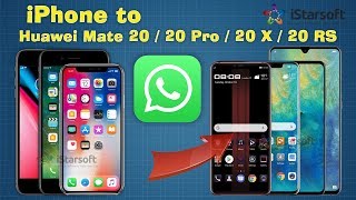 How to Transfer WhatsApp Data & Attachments from iPhone to Huawei Mate 20 / 20 Pro / 20 X / 20 RS