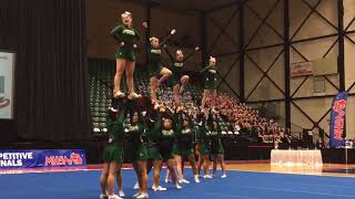Comstock Park’s Round 3 from the 2018 MHSAA competitive cheer state finals