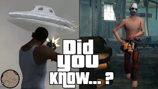 GTA San Andreas Secrets and Facts 18