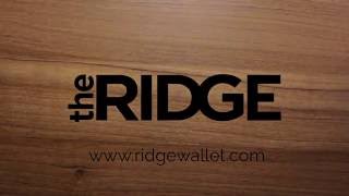 The Ridge Wallet - Getting Started