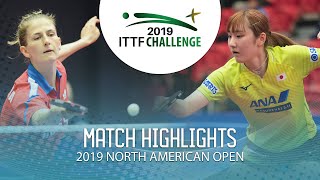 Olga Vorobeva vs Miyu Kato | 2019 ITTF North American Open Highlights (R64)