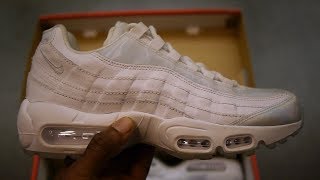 Air Max 95 SE Quick Look (White & Pure Platinum Ice Iridescent) *Part 2*