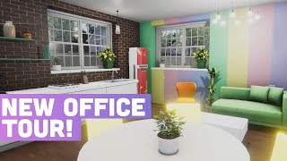 MY NEW OFFICE TOUR! - House Flipper Ep10