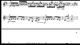 Dvorák Humoresque violin sheet music