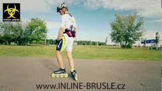 Jak brzdit na inline kolečkových bruslích