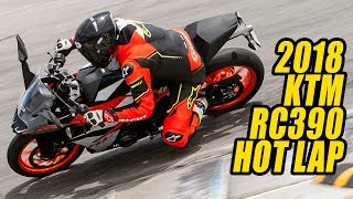 2018 KTM RC390 Hot Lap of Laguna Seca