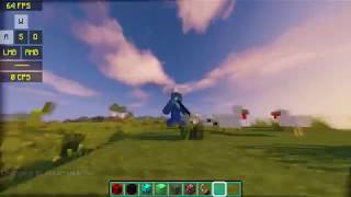 Minecraft Sildurs Shader Test On GTX 1050 Ti + Ryzen 7 1700