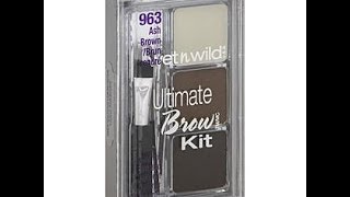 Wet N wild eyebrow kit review and tutorial
