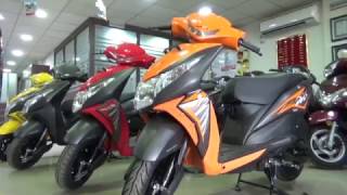 ALL NEW DESIGN AND COLORS OF HONDA DIO.WALK AROUND VIDEO.