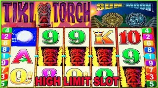 ★  TIKI TORCH  - SUN & MOON HIGH LIMIT SLOT MACHINE  ★ LIVE PLAY & BONUS ★