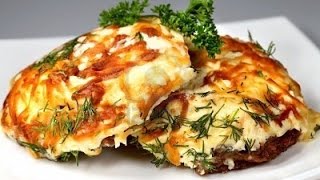 МЯСО ПО - ФРАНЦУЗСКИ В АЭРОГРИЛЕ.