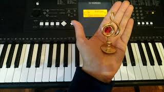 'На долині туман". Відеоурок на синтезаторі. Друга частина. Ukrainian Song!