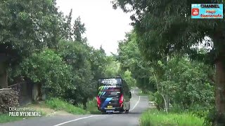 Pesona Bus Rombongan Ziarah Bikin indah n keren di Tanjakan tikungan COLO Sunan Muria