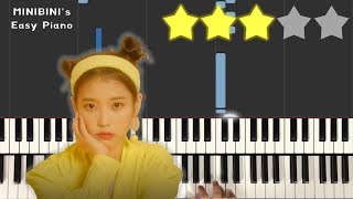 IU (아이유) - BBIBBI (삐삐) 《Piano Tutorial》 ★★★☆☆ [Sheet]
