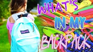 What's In My Backpack + School Essentials!
