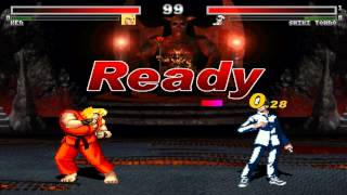 SS MUGEN Arcade Runs - SF2 Ken Masters playthrough - part 1