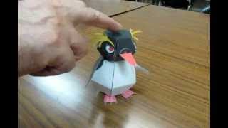 おもしろリサイクル工作　～ぴょんペンギン～