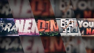 БЕСПЛАТНЫЕ ШАПКИ ДЛЯ ЮТУБ КАНАЛА2018 #24i