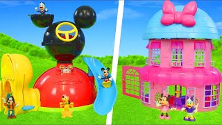 Minnie Mouse & Mickey Unboxing: Clubhouse, Bow Tique, Fireman, Doll House & Toy Vehicles for Kids