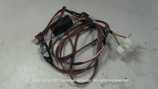 Home made motor tester for Whirlpool washers