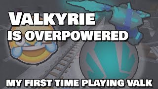 VALKYRIE IS OVERPOWERED (my first time playing valk) | ROBLOX CRITICAL STRIKE