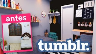 PROJETO QUARTO TUMBLR #DiycoreMinhaCasa