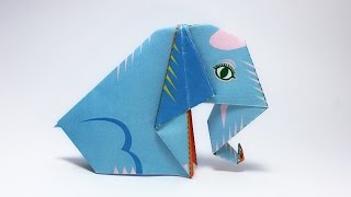 Origami Elephant tutorial ! #3