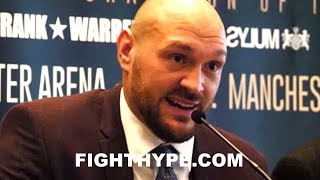 TYSON FURY CONGRATULATES ANTHONY JOSHUA; ADMITS HE'S EXCITING, BUT REMINDS "I AM STILL THE BEST"