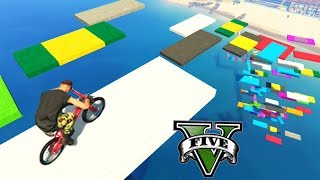 GTA V Online: SKILL TEST da QUEDA LABIRINTO de BMX!!! ÉPICO