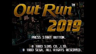 Outrun 2019 Review for the SEGA Mega Drive by John Gage