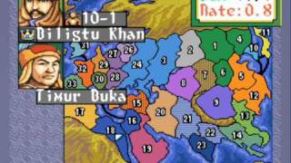 New Scenario Mod-Timur  Great For Genghis Khan II (Sega Genesis)