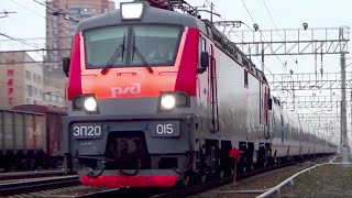 ЭП20-015 со скоростным поездом "Стриж-Тальго" №710:-)