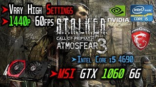 S.T.A.L.K.E.R. Call of Pripyat | Max Settings | MSI GTX 1060 Gaming X 6G | FPS Test