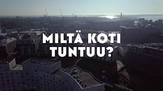 Miltä koti tuntuu -installaatio toi nykytaiteen kerrostaloon