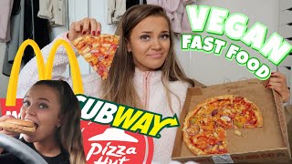 I ONLY ATE VEGAN FAST FOOD FOR 24 HOURS!