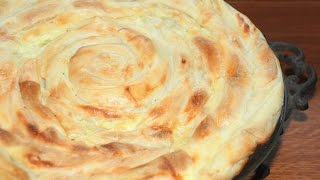 Баница с квашеной капустой.