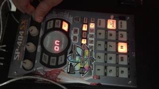 bpm looper... Messing with the Roland sp 404 SX
