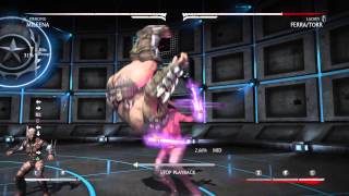 Mortal Kombat X - Mileena 42% Damage 16 Hit Combo - Piercing Variation