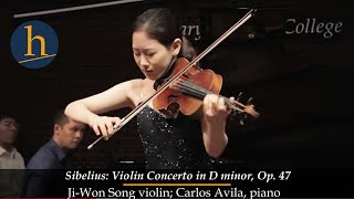 Heifetz 2015:  Ji-Won Song & Carlos Avila | Sibelius: Violin Concerto