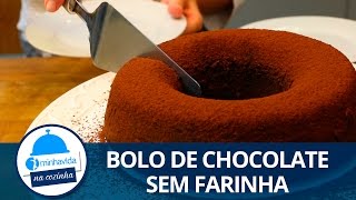 Bolo de chocolate sem farinha: experimente esta receita saudável e prática