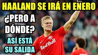 ¿A DÓNDE SE IRÁ HAALAND? ASÍ ESTÁ SU FUTURO CON UNA SALIDA CASI CONFIRMADA PARA ENERO