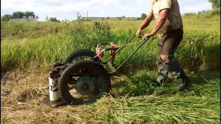постройка косилки из бензопилы урал! ч-4я