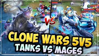 HEROES EVOLVED - CHAOTIC STRIFE | CLONE WARS 5V5 GAMEPLAY | ROCKMAN VS ESTEIN | WHO WILL WIN??