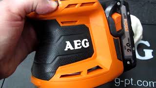 Обзор шлифмашины эксцентриковой (Orbital Sander) AEG BEX 18-125