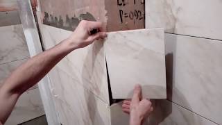 Заусовка, запил плитки под угол 45' Багета,кафеля (How we make corners, baguette, tile)