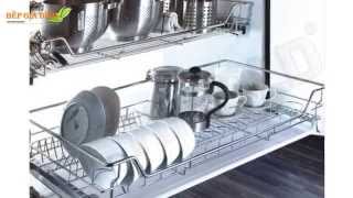Kệ úp chén Inox tủ bếp dưới Higold - 301601 | Phụ kiện tủ bếp - Showroom Bếp Gia Đình